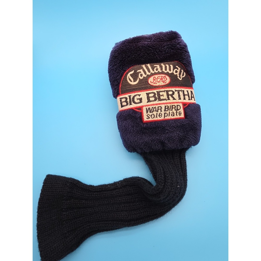 Callaway Golf Big Bertha War Bird Sole Plate 3-Wood Fairway Head Cover Navy